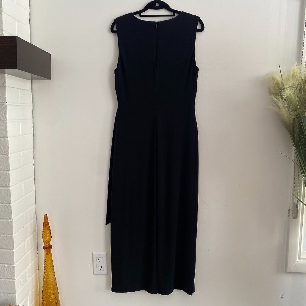 Lauren Ralph Lauren Black & White Sleeveless Dress S 10 - Picture 8 of 15